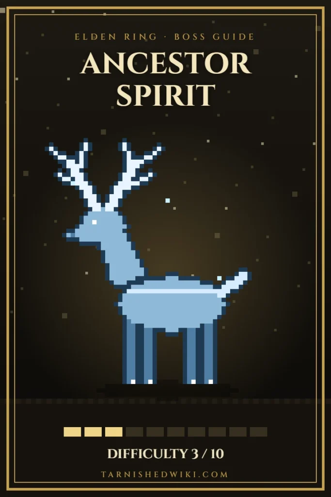 Ancestor Spirit pixel art – Elden Ring boss guide