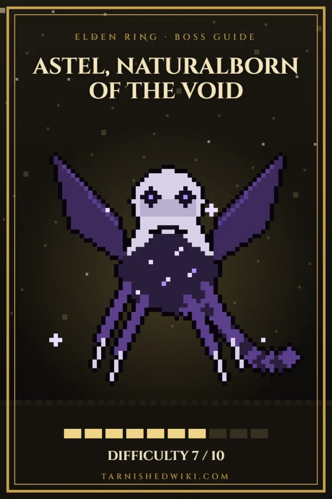 Astel, Naturalborn of the Void pixel art – Elden Ring boss guide