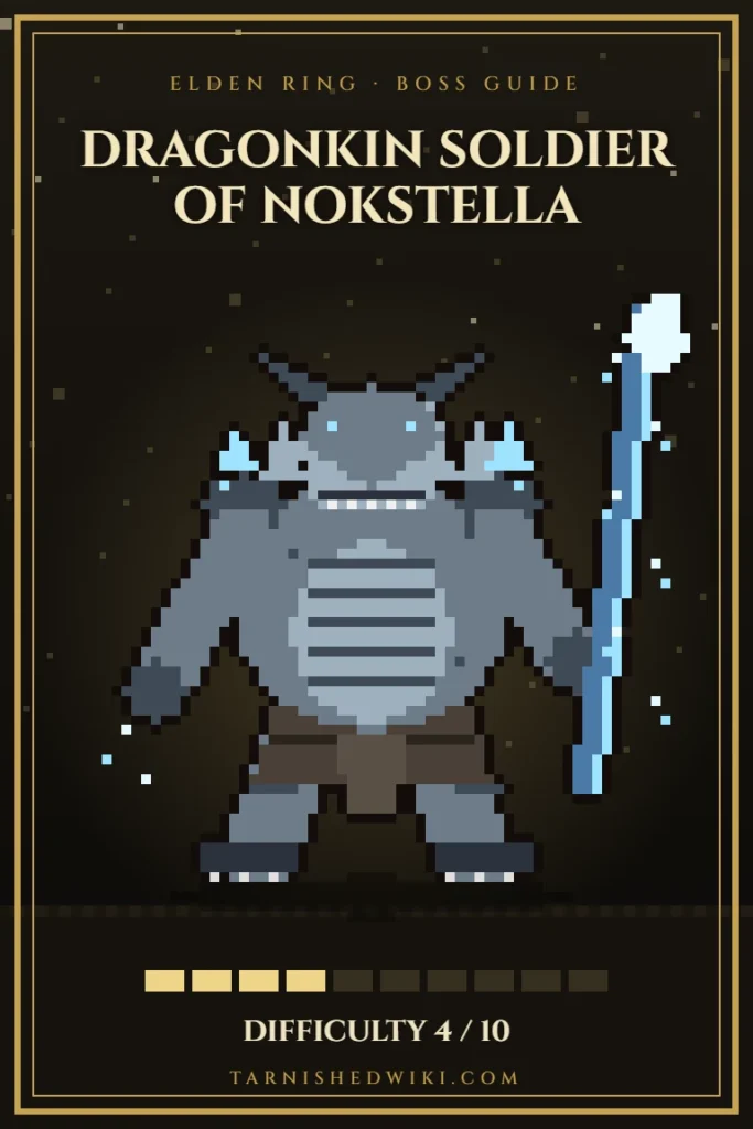 Dragonkin Soldier of Nokstella pixel art – Elden Ring boss guide