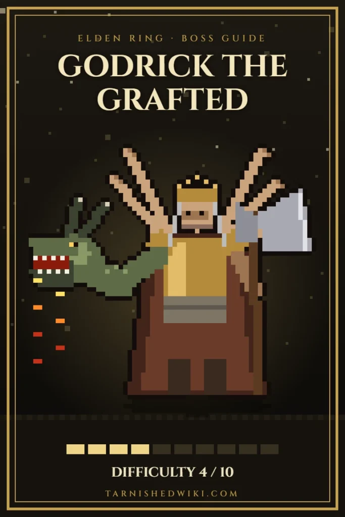 Godrick the Grafted pixel art – Elden Ring boss guide