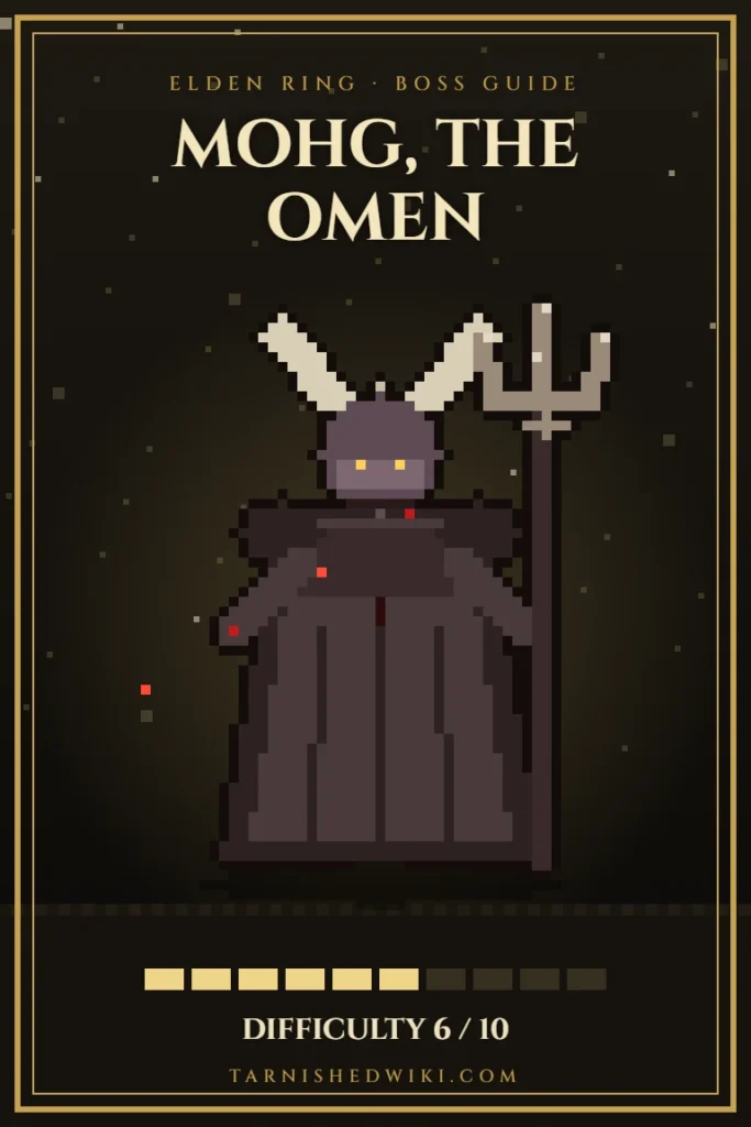 Mohg, the Omen pixel art – Elden Ring boss guide