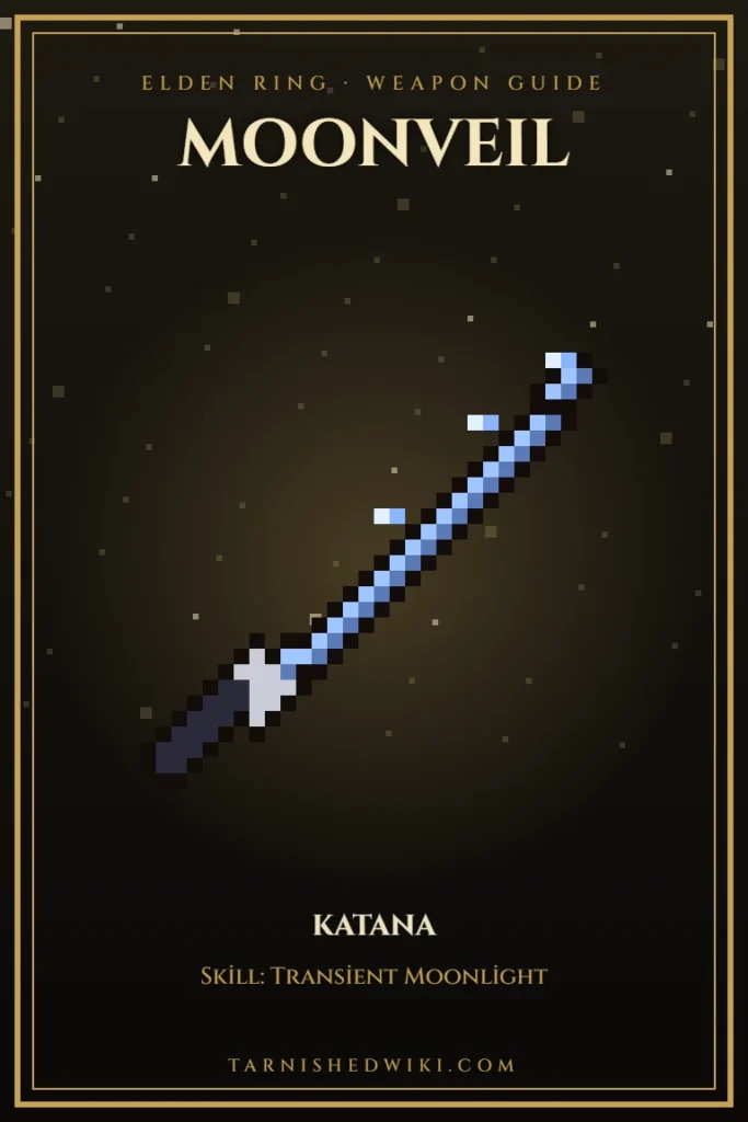 Moonveil pixel art – Elden Ring weapon guide