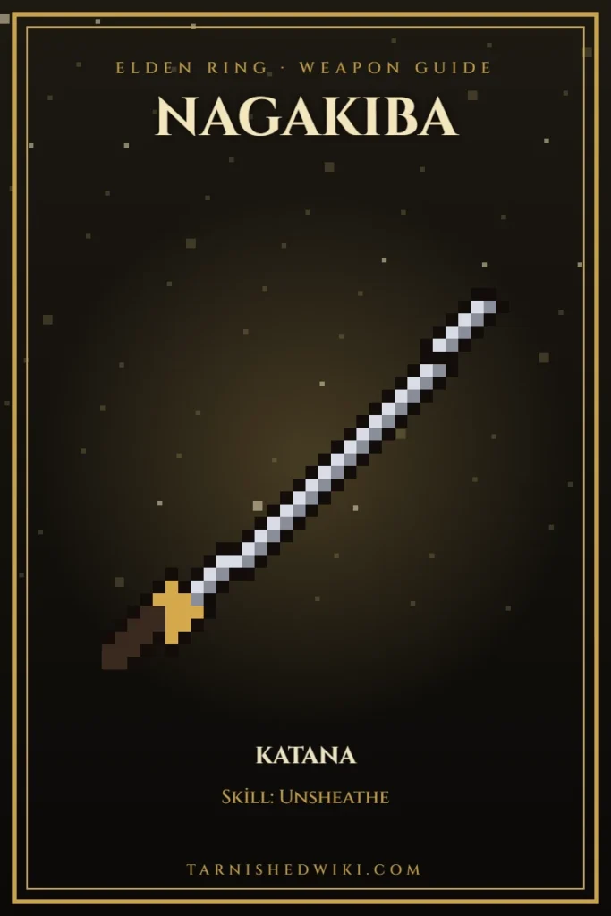 Nagakiba pixel art – Elden Ring weapon guide