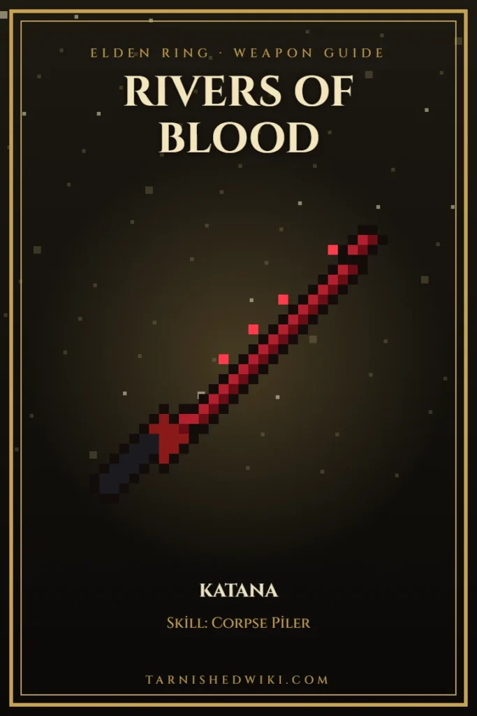 Rivers of Blood pixel art – Elden Ring weapon guide