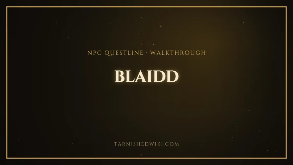 Blaidd Questline – Tarnished Wiki guide card