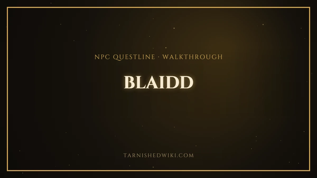 Blaidd Questline – Tarnished Wiki guide card