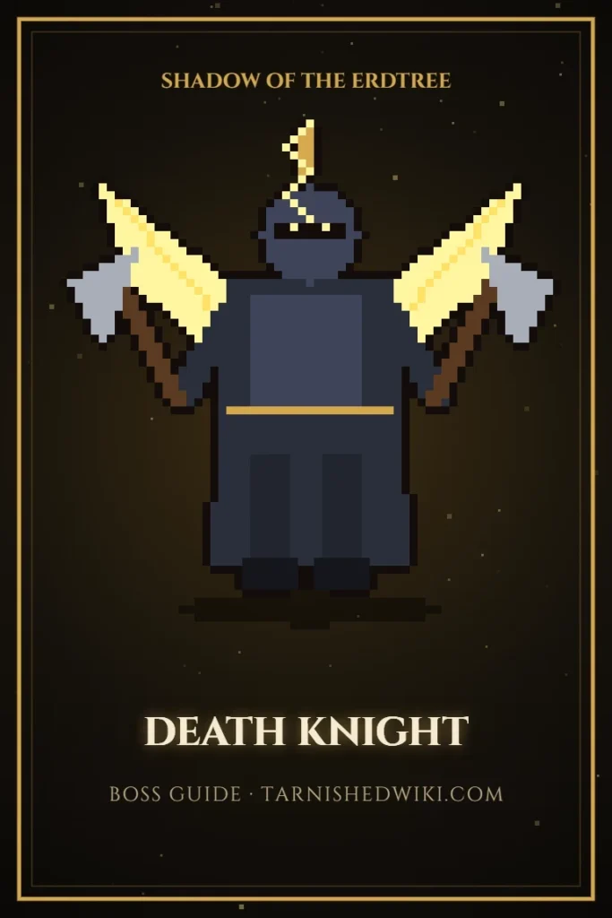 Death Knight pixel art poster
