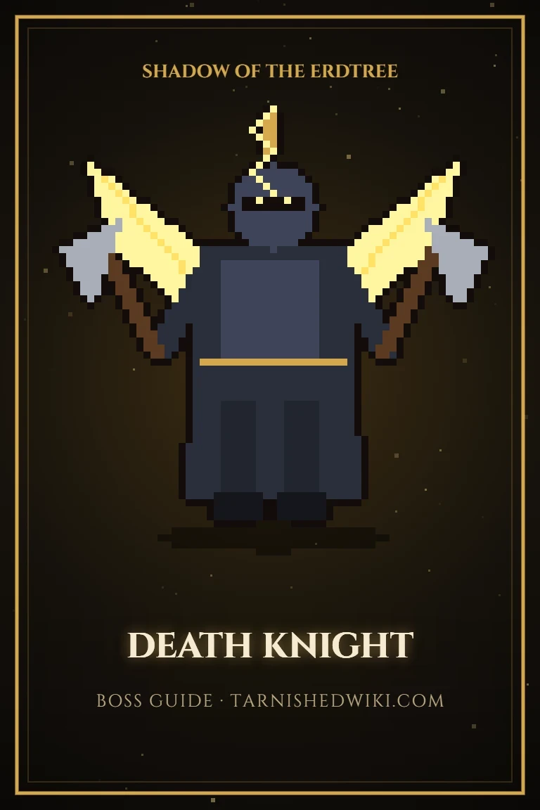 Death Knight pixel art poster