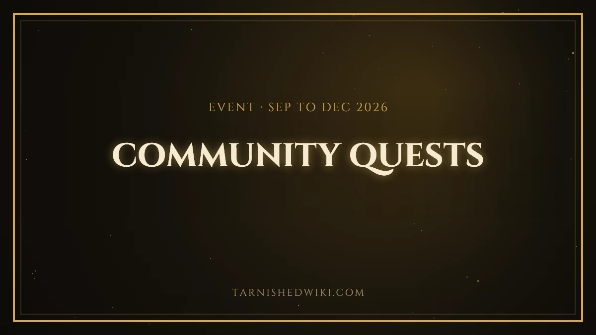 Community Quests – Tarnished Wiki guide card