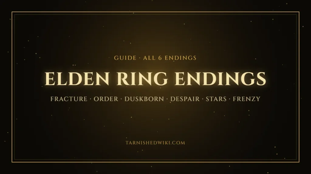 Elden Ring Endings guide – Tarnished Wiki card