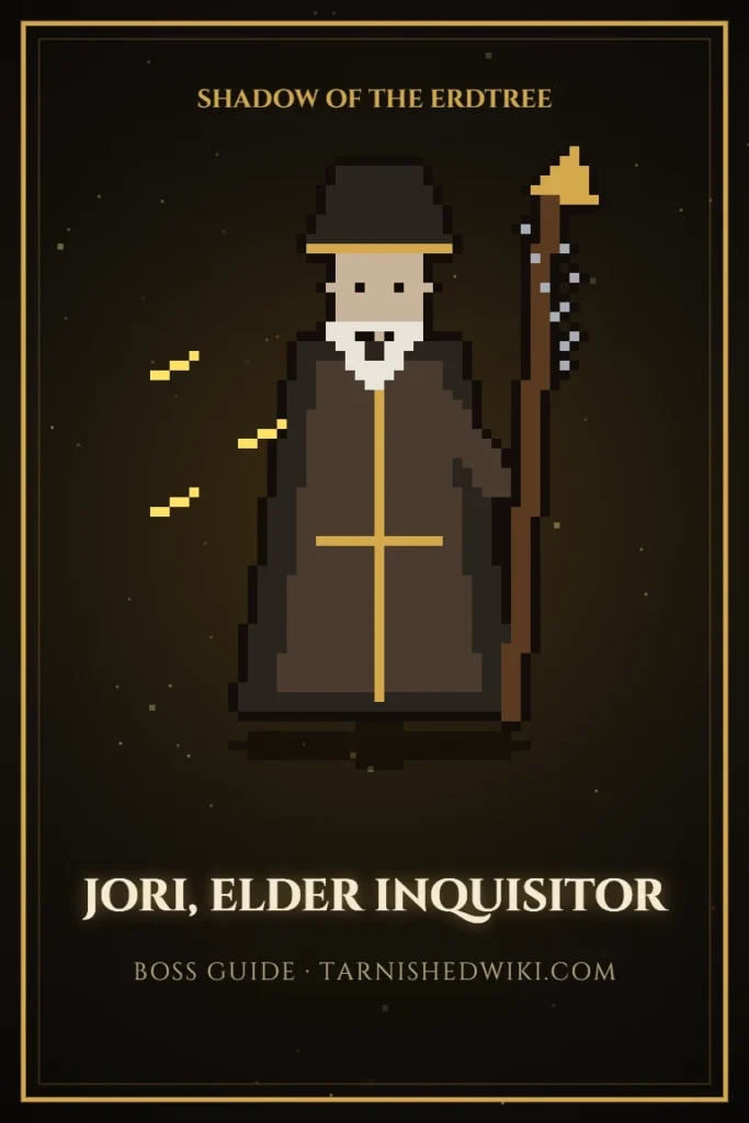 Jori, Elder Inquisitor pixel art poster