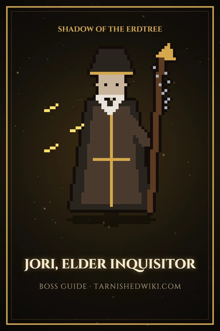 Jori, Elder Inquisitor pixel art poster