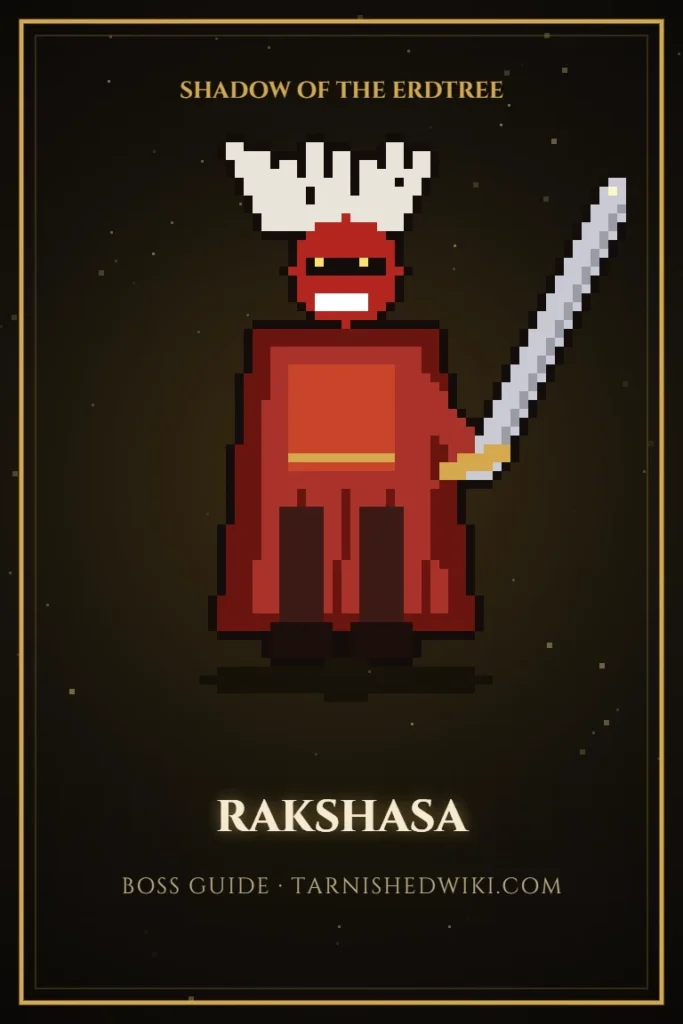 Rakshasa pixel art poster