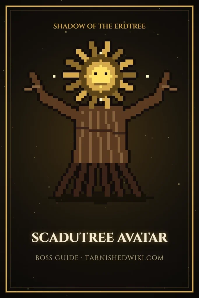 Scadutree Avatar pixel art poster