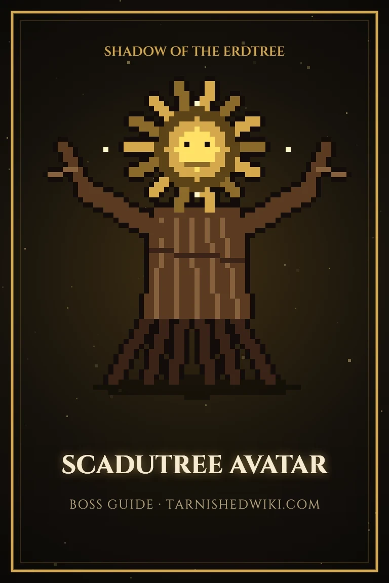 Scadutree Avatar pixel art poster