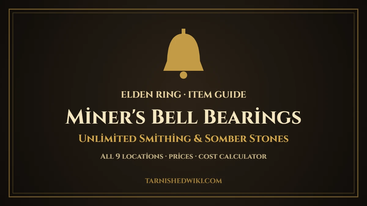 Miner's Bell Bearing locations guide – Tarnished Wiki card